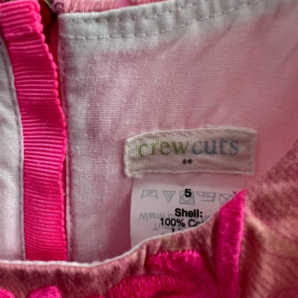Crewcuts Girls Sleeveless Embroidered Dress - Size 5 - Picture 3 of 4